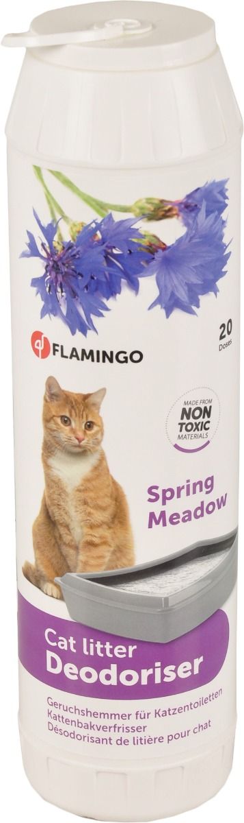 Flamingo Spring Meadow Cat Litter Deodoriser - 750g